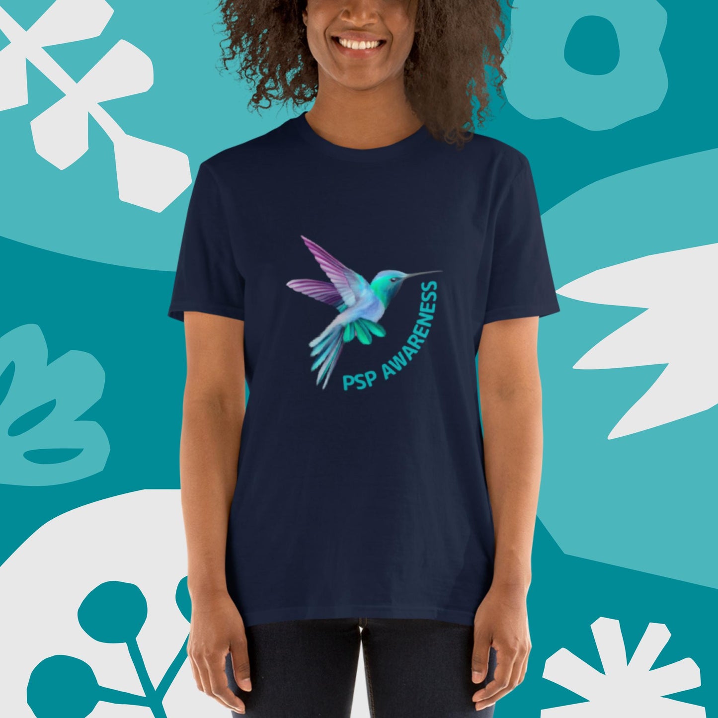 PSP AWARENESS HUMMINGBIRD Short-Sleeve Unisex T-Shirt