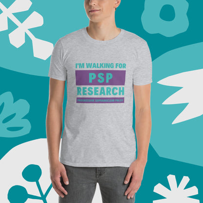 Progressive Supranuclear Palsy WALK FOR RESEARCH Short-Sleeve Unisex T-Shirt